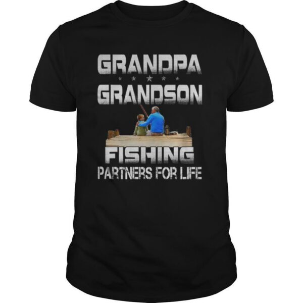 VintageGrandpa grandson fishing partners for life Fisherman shirt