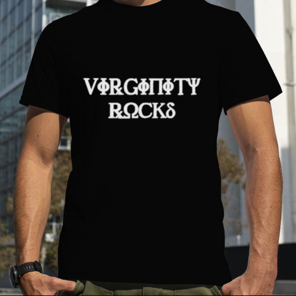 Virginity Rocks Greek shirt