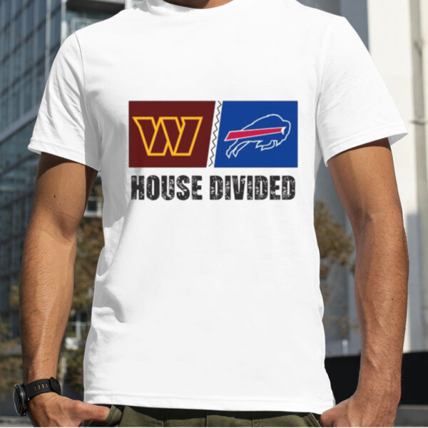 Washington Commanders vs Buffalo Bills House Divided Shirt