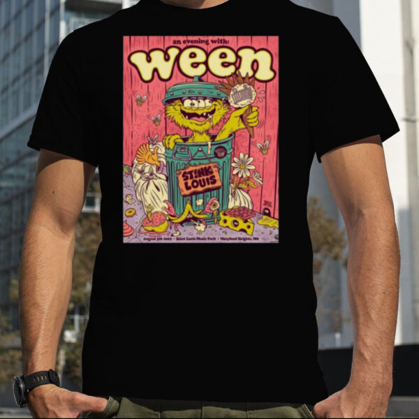 Ween August 5th, 2023 Maryland Heights MO Poster Shirt