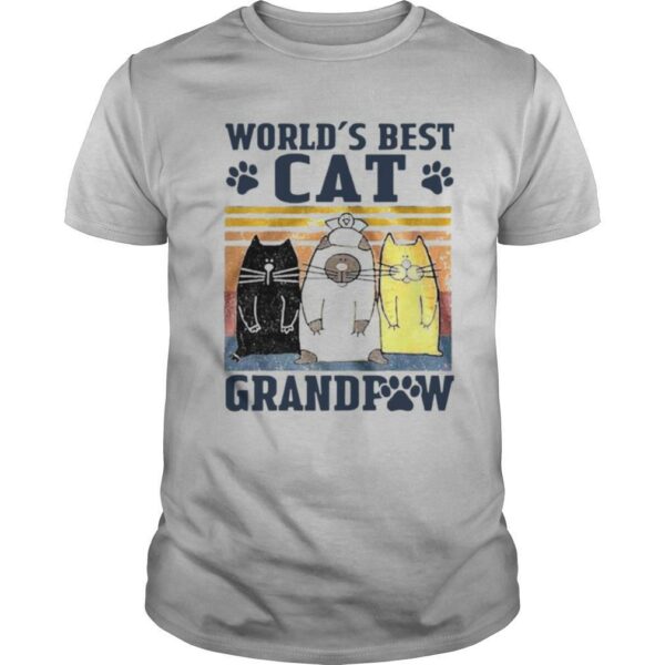 World’s Best Cat Grandpaw Vintage shirt