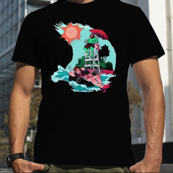 Wubby lifeguard art design t shirt