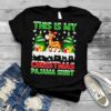 Xmas Santa This Is My Donkey Christmas Pajama Sweater T shirt
