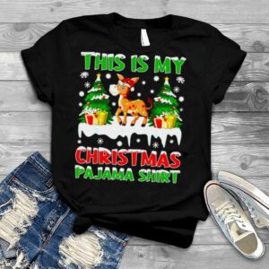 Xmas Santa This Is My Donkey Christmas Pajama Sweater T shirt