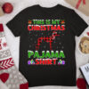 Xmas Santa This Is My Italian Greyhound Christmas Pajama T Shirt