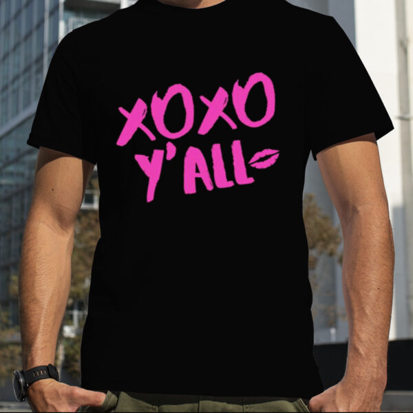 Xoxo Y’all Love Kisses Quote Girl shirt