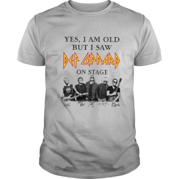 Yes I Am Old But I Saw Def Zeppelin Signatures shirt