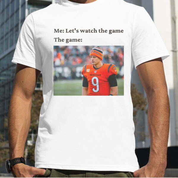 joe Burrow Bengals Meme Football Funny T shirt