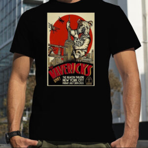 july 28 2023 The Mavericks New York NY Event Tour Poster Shirt