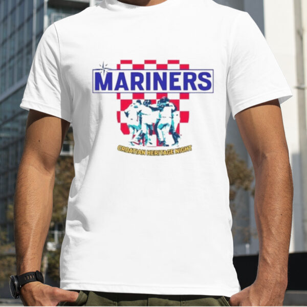 mariners 2023 Croatian Heritage Themed T Shirt