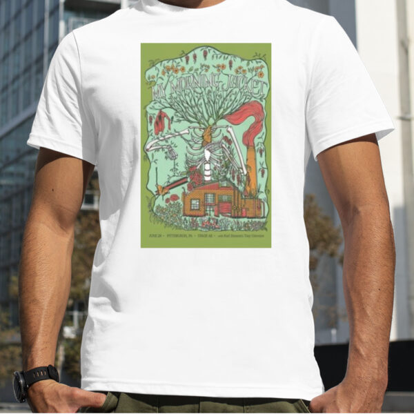 my Morning Jacket Stage AE Event 06 28 2023 Poster shirt