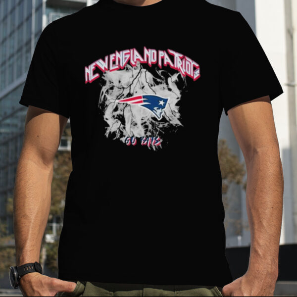 new England Patriots Wear By Erin Andrews Boyfriend T Shirt