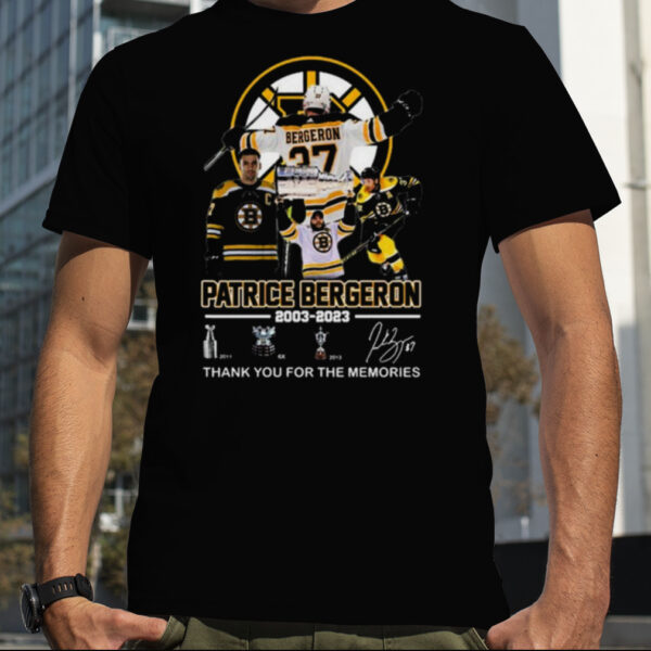 patrice Bergeron 2003 2023 Memories T Shirt