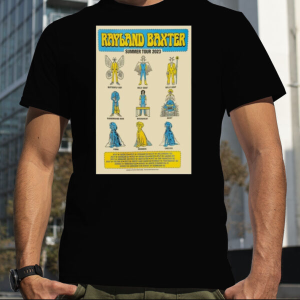 rayland Baxter Summer 2023 Poster Shirt