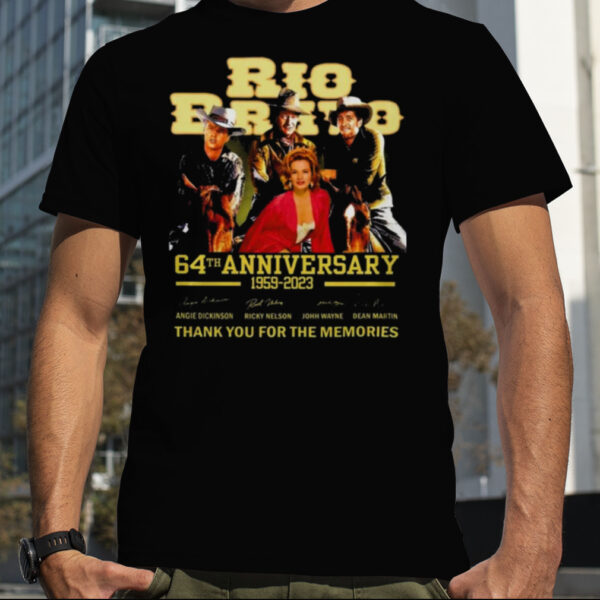 rio brato 64th anniversary 1959 2023 thank you for the memories signatures Shirt