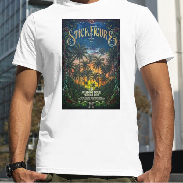 stick Figure Wisdom Tour Florida 2023 Poster Shirt