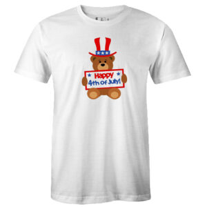 4th of July Bear tshirt