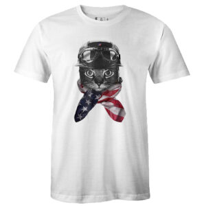 4th of July Cat Tshirt