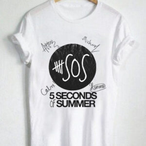 5SOS Signatures T-Shirt