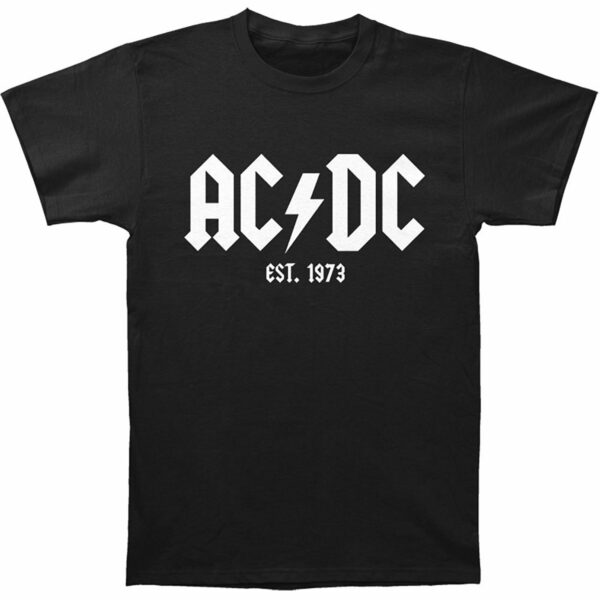 ACDC Est 1973 Adult T-shirt