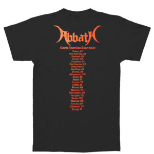 Abbath Outstrider Frame Tour T Shirt 3