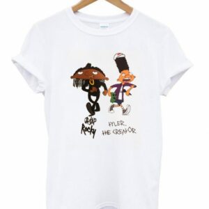 Asap Rocky and Tyler The Creator Cartoon T-shirt