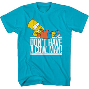Bart Simpson Don’t Have A Cow Man Graphic T-Shirt