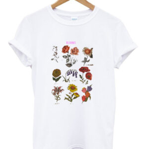 Blooms Flower Adult T-Shirt Blooms Flower Adult T-Shirt