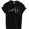 Cup A Coffee Heartbeat T-shirt