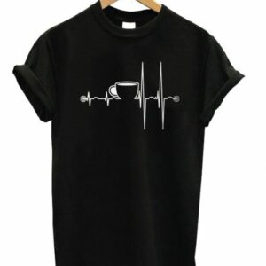 Cup A Coffee Heartbeat T-shirt