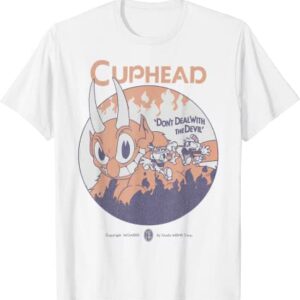 Cuphead Don’t Deal With The Devil Portrait T-Shirt