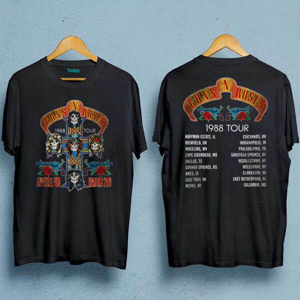 GNR 1988 Tour Appetite For Destruction T-shirt