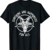 Gothic Heavy Metal Dark Rock Sunshine And Happiness For All T-Shirt