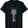 Guitar Neck With A Sweet Rock On Skeleton Hand T-Shirt