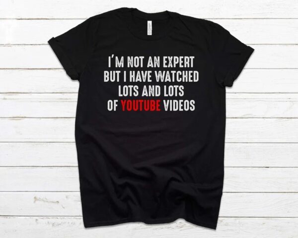 I’m Not An Expert But I Have Watched Lots And Lots Of Youtube Videos T-Shirt