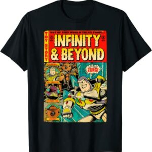 Infinity &amp Beyond Buzz Lightyear Comic Retro T-Shirt