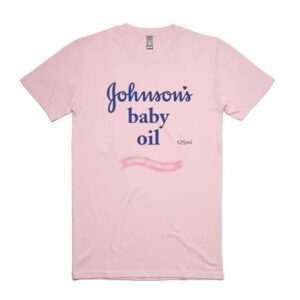 Johnson’s Baby Oil Logo T shirt