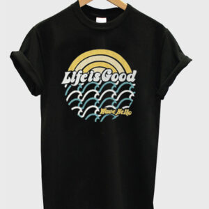 Life Is Good Wave Hello T-Shirt Life Is Good Wave Hello T-Shirt