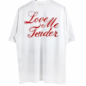 Love Me Tender Back Print T-Shirt