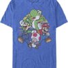 Mario and Friends Circle Retro T-shirt