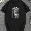 Men Statue Print T-Shirt