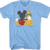 Mickey and Pluto Best Friends Adult T-Shirt