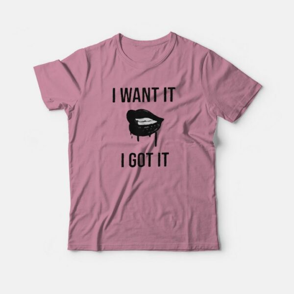 7 Rings Ariana Grande Merch I Want It I Got It T-shirt