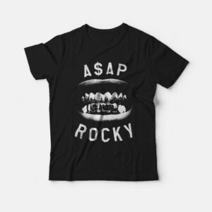 ASAP Rocky Goldie Grill T-Shirt ASAP Rocky Goldie Grill T-Shirt