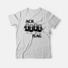 Ack Flag Black Flag Parody T-shirt