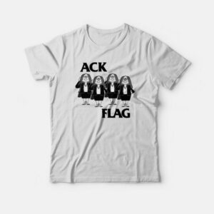 Ack Flag Black Flag Parody T shirt 1
