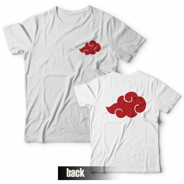 Akatsuki T-shirt Anime Naruto Front and Back