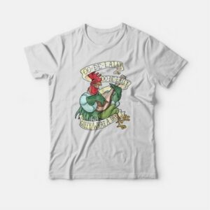 Alan A Dale Oo de Lally Golly What a Day Rooster Bard T shirt 4