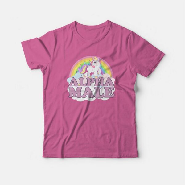 Alpha Male Unicorn Funny T-Shirt