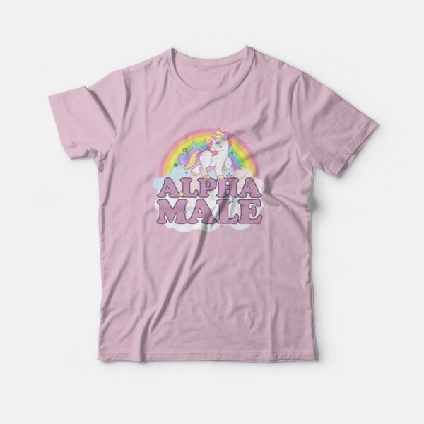 Alpha Male Unicorn Funny T-Shirt